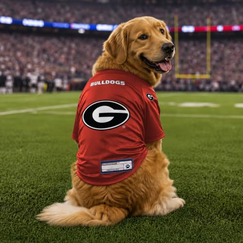 NCAA Georgia Bulldogs Stretch Pet Jersey (Georgia Bulldogs / X-Small)