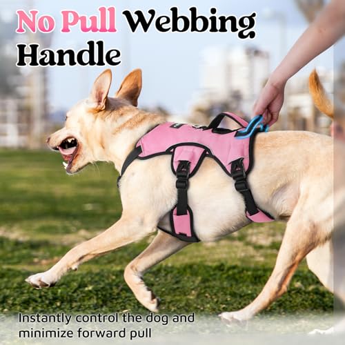 Escape Proof Dog Harness for X (Pink / X-Large)