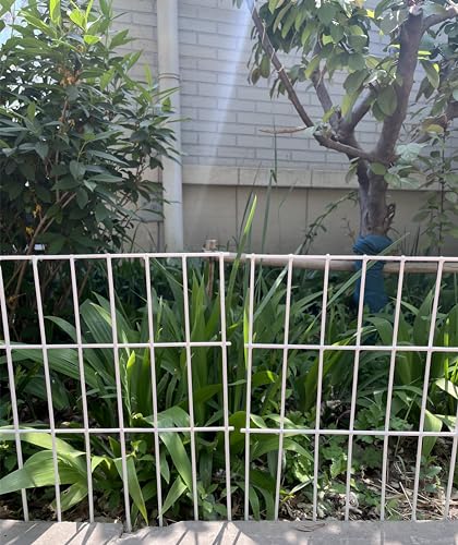 White Animal Barrier Fence 16.5 in (16.5 in(H)x 10.4 ft(L) / White)
