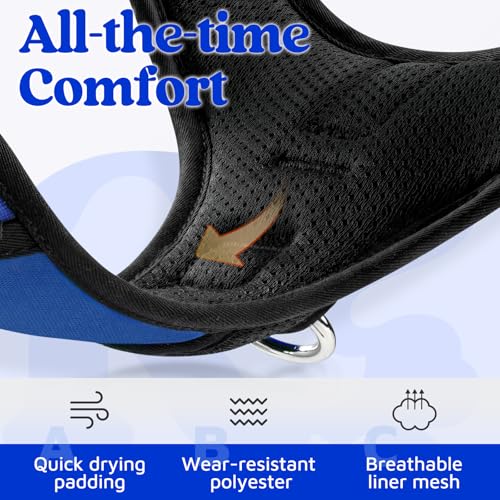 Dog Harness Medium Sized (Royal Blue / Medium)