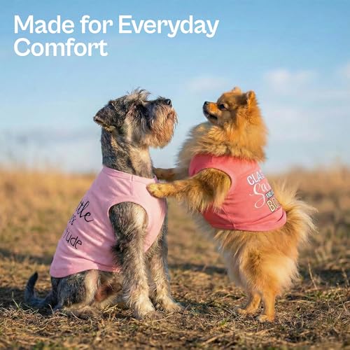 2 Pack Dog Shirts (M(8-12lbs))