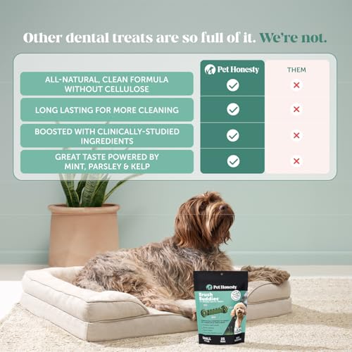Brush Buddies Vet Backed Dog Dental Chews (25 Count (Pack of 1))