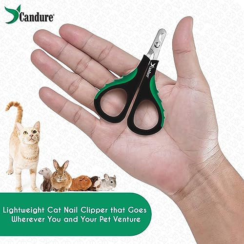 Cat Nail Clippers for Indoor Cats (Dark Green / Small pets)