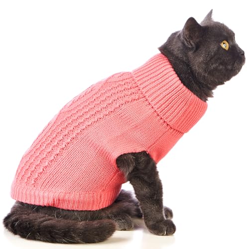 Cat Sweater Stretchy (Pink / X-Small)
