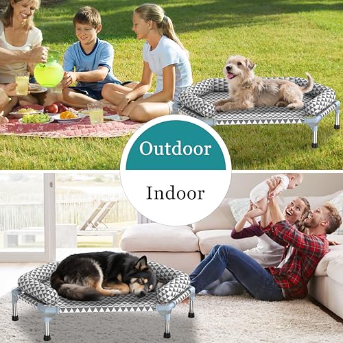 Orthopedic Dog Bed for Medium Dogs (6 sided Bolster Medium)