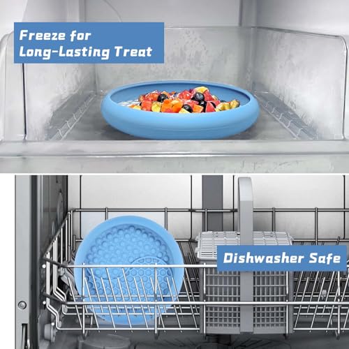Dog Lick Bowl (Light Blue / Large)