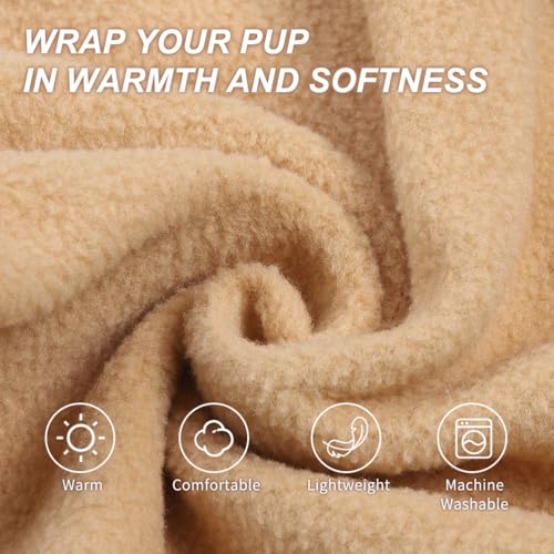 Dog Fleece Vest Sweater Winter Jacket for Small Medium Dogs (X-Small / RED)