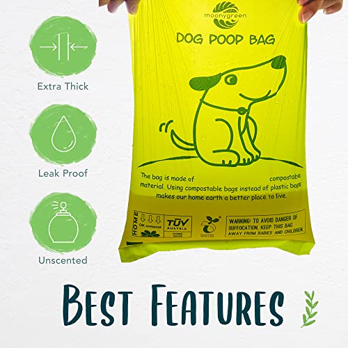 Compostable Dog Poop Bag Rolls (1 Count (Pack of 360))