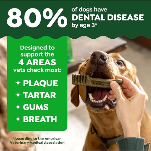 Teenie Original Natural Dental Dog Treats (65 Count (Pack of 1))