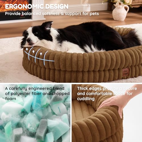 Orthopedic Dog Bed (Brown / XL(41*30*7))