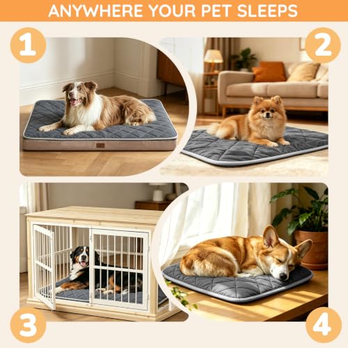 Self Warming Dog Bed Mats for Medium Large Pet (45*28inch)