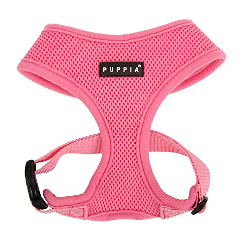 Soft Dog Harness No Choke Over (Pink / Medium)