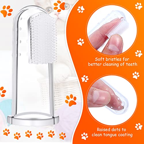 80 Pack Bulk Dog Finger Toothbrushes
