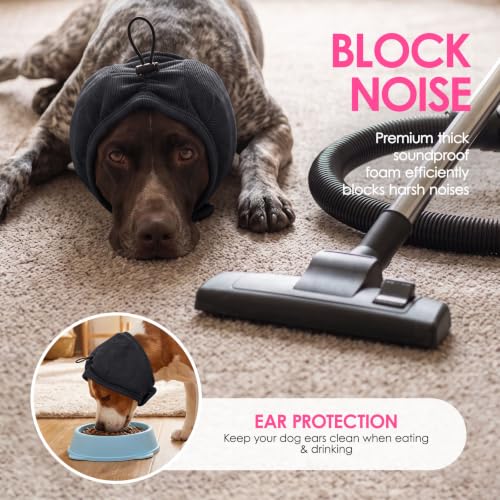 Dog Ear Muffs Noise Protection (Grey / Large)