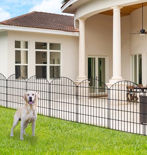 Metal Garden Fence 36 in x 11.7 ft (36"Hx11.7ft (5 panels))