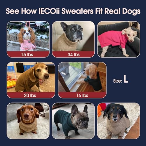 Small Dog Sweater (Dark Purple / Large)