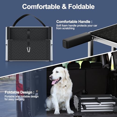 Extra Wide 20" Dog Stairs for Large Dogs (Extra Wide-4 Steps)
