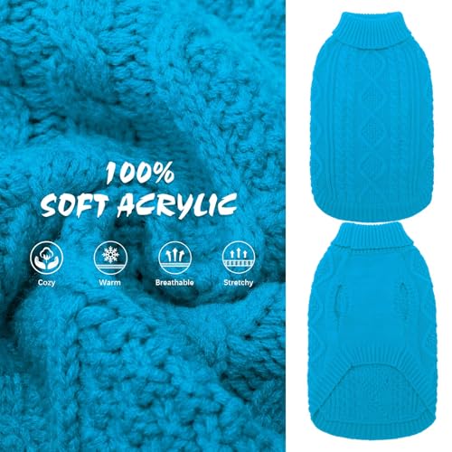 Dog Sweater for Medium Dogs (SkyBlue / Medium)