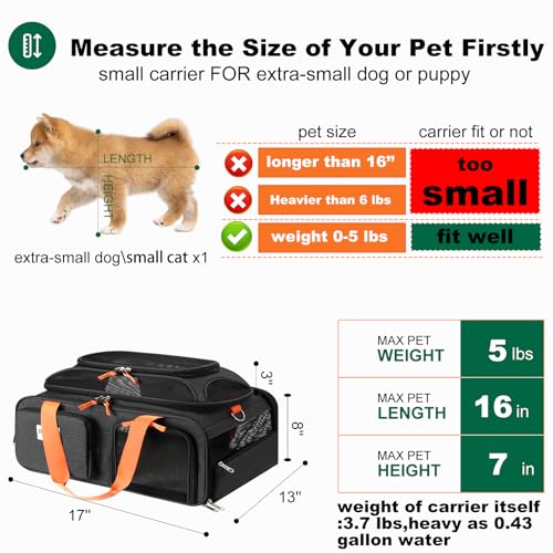 17x13x8 Soft Sided pet Carrier (17.0"L x 13.0"W x 8.0"H)