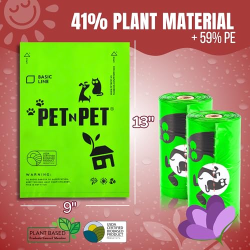 Dog Poop Bags Rolls (1 Count (Pack of 270))