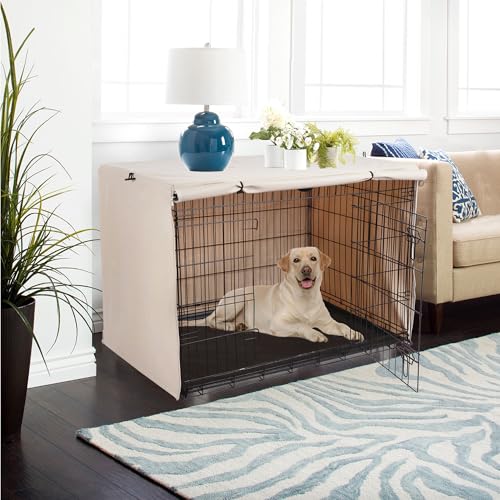 Dog Crate Cover (30.0"L x 19.0"W x 21.0"H / Tan)