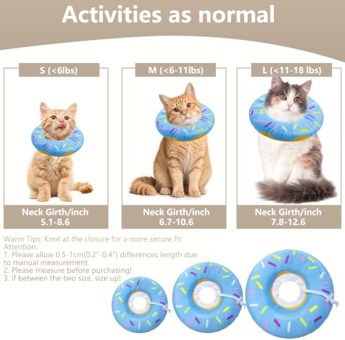 Cat Cone Collar Soft (Blue / Small)