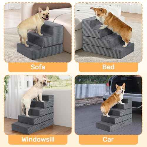 Dog Stairs for Small Dogs (15.7 X 24 X 18 In)