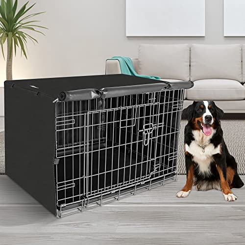 48 Inche Dog Crate Cover (Black / 48 Inch)