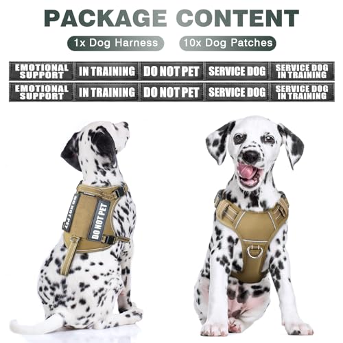 Tactical Dog Harness (Medium / Brown)