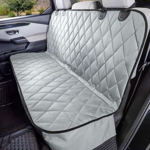 Heavy Duty Rear Seat Cover for Dogs (Grey)