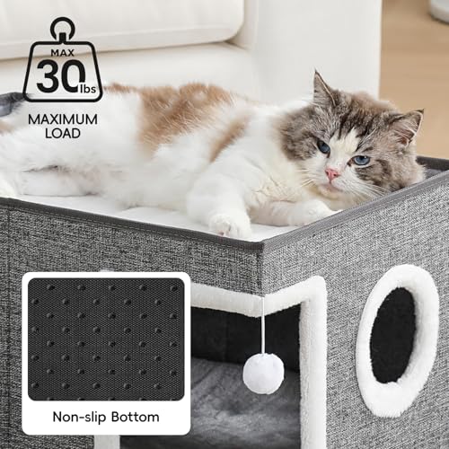 Extra Wide Cat Houses for Indoor Cats (SingleA / Extra Large)