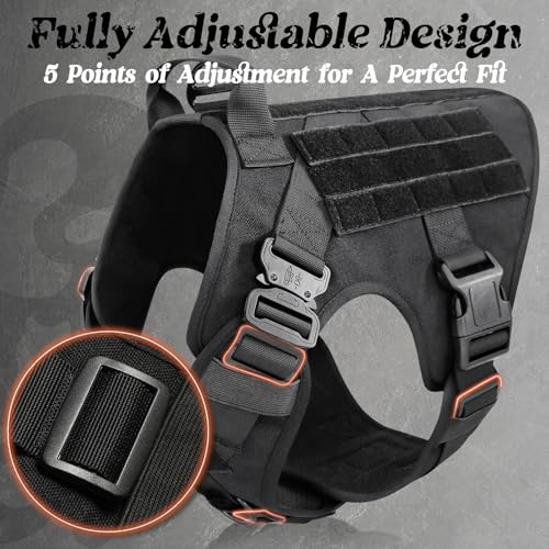 Tactical Dog Harness X (Black / X-Large)