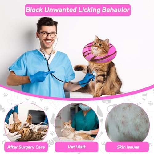Cat Cone Collar Soft (Pink / Large)