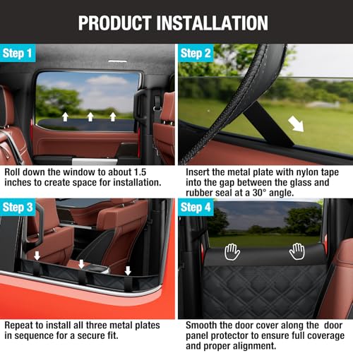 Dog Car Door Protector (Standard [Fit for Large SUV and Trucks])