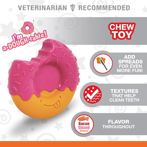 Power Chew Donut Dog Chew Toy (Donut 1 Pack / Medium)