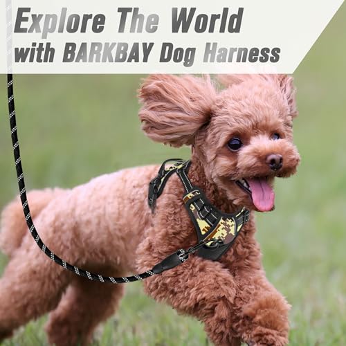 Dog Harness No Pull for Small Sized Dog Front Back Clips (X-Small(Chest:15.5-19.5”) / Desert Camo)