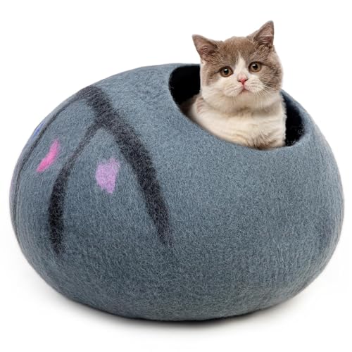 Premium Felt Cat Cave Bed (Enchanted)