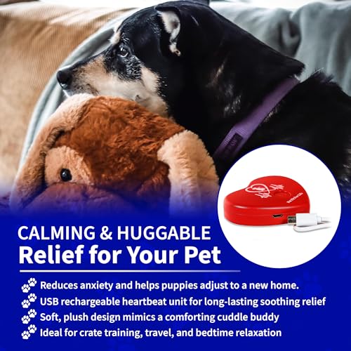 Cuddle Pup Toy with Heartbeat & Heat Pack (Large / Heartbeat/Heating)
