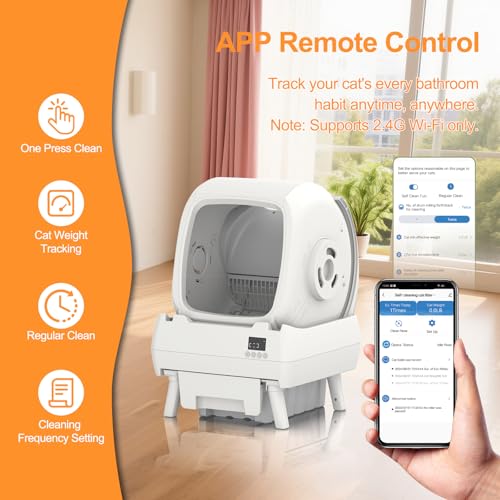 Automatic Cat Litter Box Self Cleaning