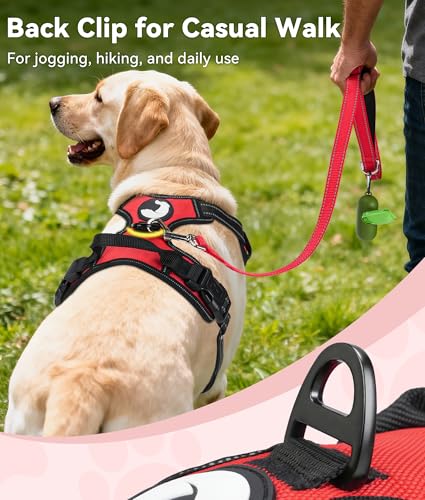 No Pull Dog Harness for Small Dogs (Small / Red)