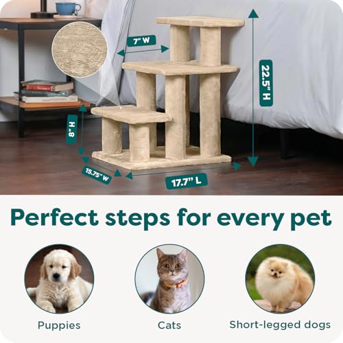 Steady Paws Multi (Cream / 3-Step / Pet Stairs)
