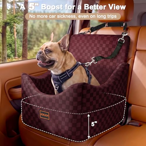 Elevated Dog Car Seat for Small (Medium / Red)