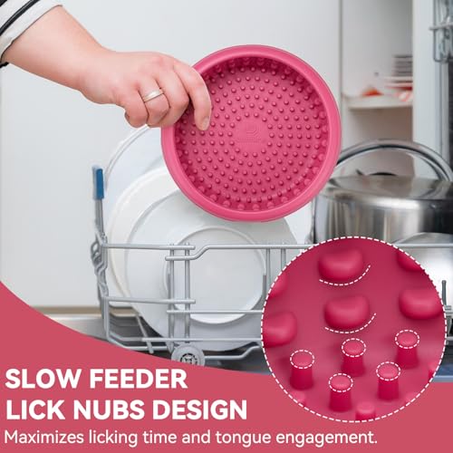 Dog Lick Bowl (S / Rose)