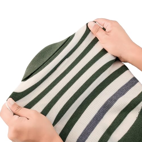 Small Dog Sweater (Green Stripe Pullover(Order One Size Up) / XX-Large)
