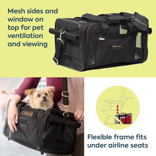 Delta Airlines Travel Pet Carrier (Delta Airlines Pet Carrier / 18.0"L x 11.0"W x 10.5"H)