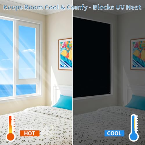 Temporary Blackout Blinds (59"W x 78"H)