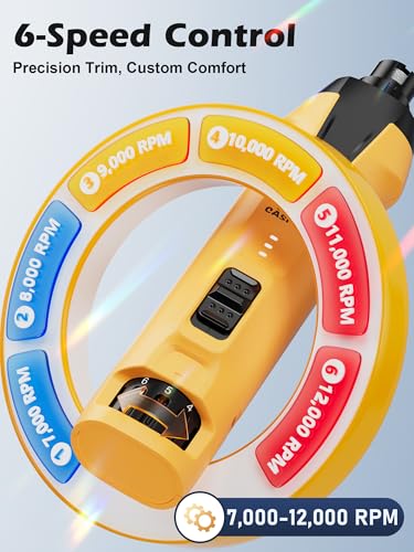 6 Speed Dog Nail Grinder (Yellow)