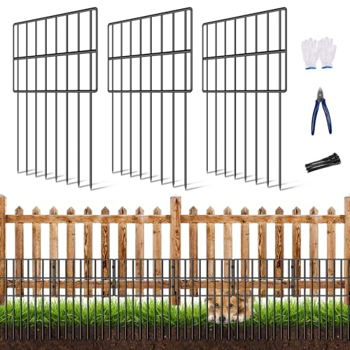 25 Pack Garden Animal Barrier Fence (27FT x17in(H), 25pack)