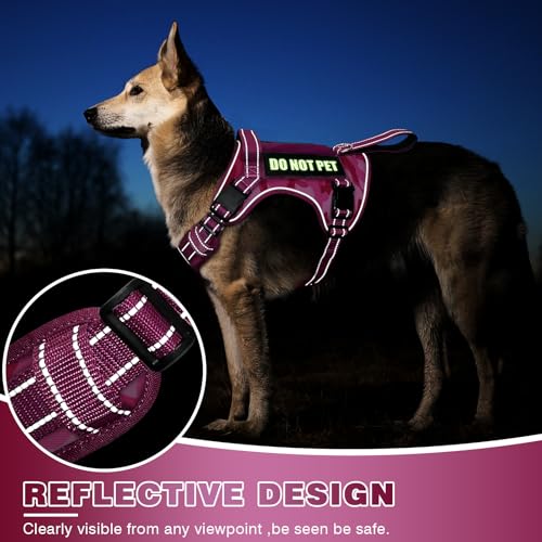 Tactical Dog Harness (X-Large / Pink Camo)