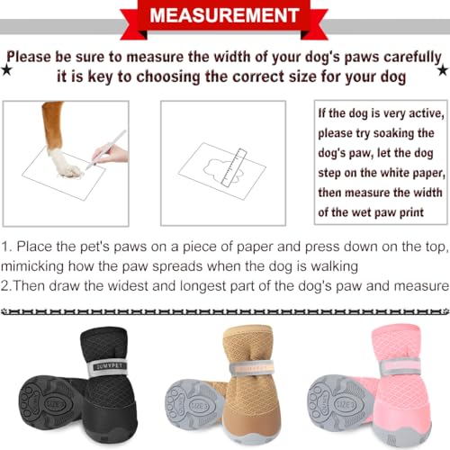 Dog Shoes for Small Dogs Hot Pavement Puppy Dog Boots & Paw Protectors (Blue / size 3: 1.70"x1.31"(L*W))